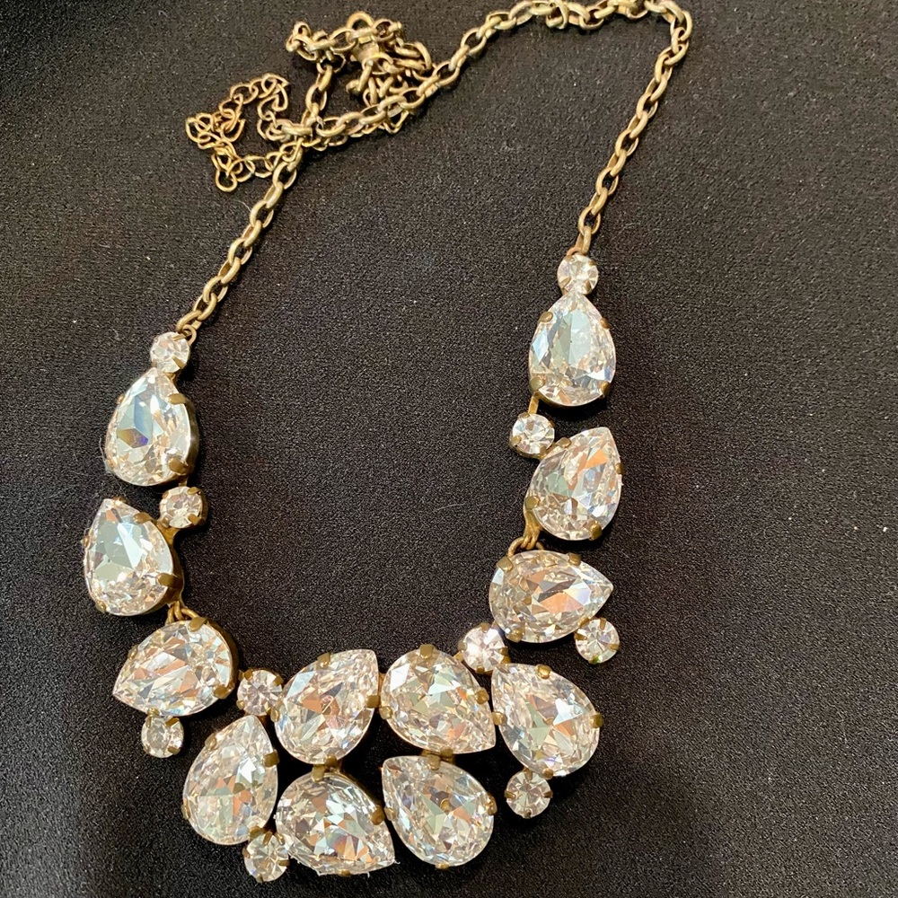 Glass crystal necklace